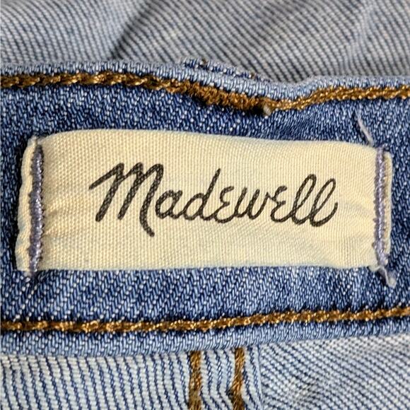 Madewell Stovepipe Straight 31P Petite Blue Crop '90s Minimalist Denim - Picture 3 of 12